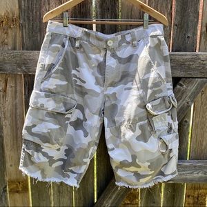A|X Armani Exchange Camo Cargo Shorts